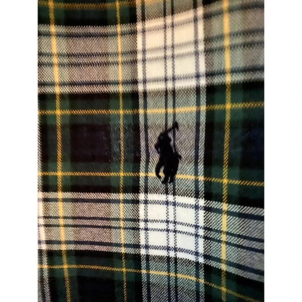 Ralph Lauren-Plaid Long Sleeve-Boys Size 7-EUC-***See‎ Description***